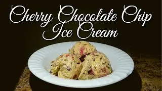 Cherry Chocolate Chip Ice Cream | Cherry Garcia Copycat Recipe | Homemade Ice Cream