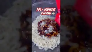 Midnight snacking 2X🥵 #ramenlovers #shortsfeed #midnightcravings #ramenbowl #spicynoodles