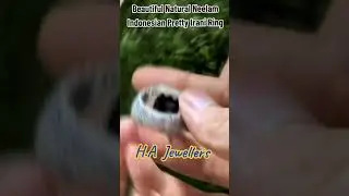 Top Quality Natural Neelam Thailand irani Beautiful Pure Silver Ring #viral #gems #jewellery