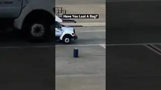 🛩️ Airport Ramp Runaway Bag? 🤔 #aviation #travel  #airport