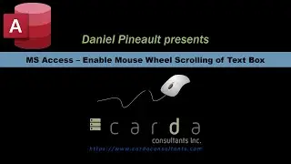 Microsoft Access &ndash; Enable Mouse Wheel Scrolling of Text Box