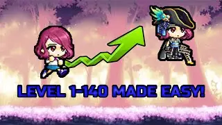 THE ULTIMATE MAPLESTORY NEWAGE LEVELLING GUIDE AND WALKTHROUGH! (1-140)