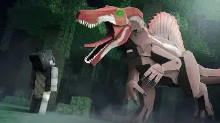 Новый мод ужасов про динозавров для Minecraft ужасает!