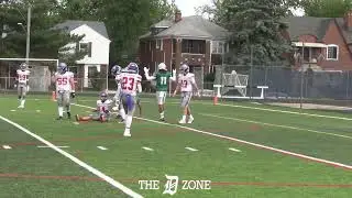 Detroit Lincoln King 2025 WR Porter Ravenell catch vs. Parkway Christian