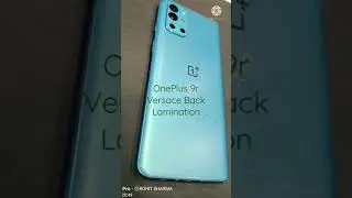 OnePlus 9r Versace Back Lamination.! Mobile Skin Cutting Machine.!Laser cutting machine... 🔥🔥🔥