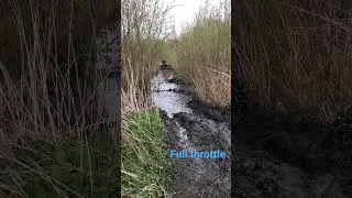 Yamaha big bear quad. Deep water full throttle!