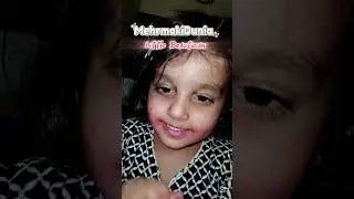 Little hands, big glam dreams 💄#MehrmaKiDunia #MakeupFun #funny #viral #LittleArtist  #CreativeKid