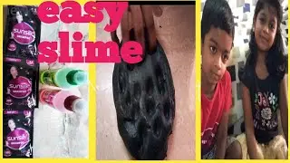 How to make Slime easy at home in tamil|Easy Slime making Tamil| kids Slime making|lockdown slime