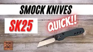 Smock Knives SK23 Custom Pocketknife. Fablades Quick Review