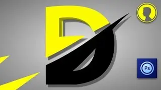 Latter d logo design in android  | D logo in ps touch | ps touch tutorial