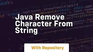 java remove character from string