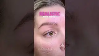 Nano Brows, Realistic Hairstroke, Machine Hairstroke #nanobrows #eyebrows #brows
