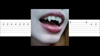 SUICIDAL-IDOL - ecstacy (slowed) (Easy Guitar Tabs Tutorial)