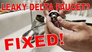 How to repair a leaking Delta faucet