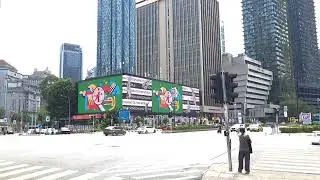 Close to Suria KLCC Malaysia LED Billboard Advertising Along Jalan Ampang Kuala Lumpur DOOH Ads