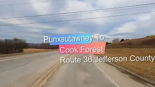 Rt. 36 Punxsutawney To Cook Forest ( 1/13/2026 )