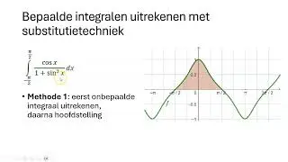 Integratietechnieken substitutie met bepaalde integraal