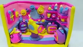 🌸💇&zwj;♀️ Miniature Clay Parlour | Colorful Kids-Style Handmade Salon 💖