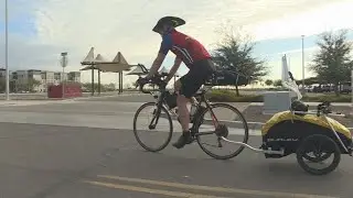 Army veteran cycling cross country to help the Wounded Warriors Project