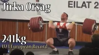 Jirka Orsag 241kg Clean and Jerk (U23 European Record)