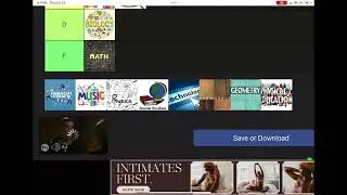 School subjects tier list sorry about the ads couldn&rsquo;t get them to go away