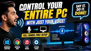 Control Your Entire PC with Your Voice 🎙️💻 | Complete Hands-Free Setup Guide