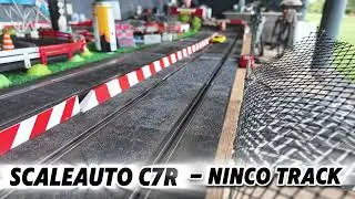 ScaleAuto Corvette C7R on Ninco Track...