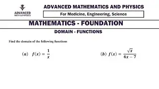 TUTORIAL 4: Domain of Rational Functions  || Foundation Mathematics 