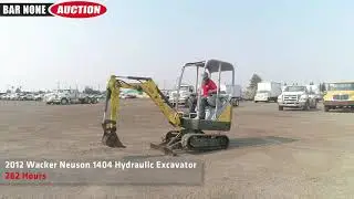 2012 Wacker Neuson 1404 Hydraulic Excavator