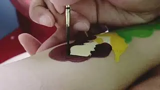 Mermaid Tattoo Painting Designs and Steps with Acrylic Paints