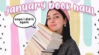 january book haul | +20 books!