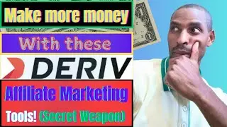 How to Use Deriv Affiliate Marketing Tools| Get Your Affiliate link And Free Trading Ebooks!