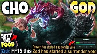 Only Cho'God could SOLO CARRY this TOXIC Game (Feat. Sett the FOOD) | LoL Top Cho'Gath s11 Gameplay
