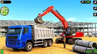 Off-Road Construction: Experience Building Roads with JCB Excavators - Android Gameplay 