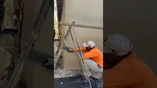 Smooth Stucco Finish! #construction #remodelingexperts #homeimprovement #diy #transformyourhome