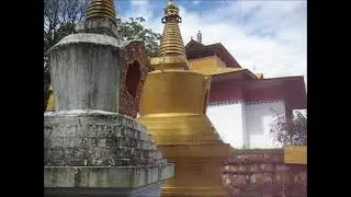 Monasterio sagrado Tashiding en Sikkim, Himalaya
