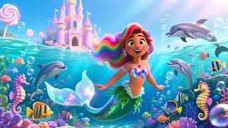 Mermaid Mia&rsquo;s Cotton Candy Castle | Fun Fantasy Rhyme for Kids | Nursery Rhymes & Songs for Children
