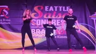 ATACA + LA ALEMANA + DEYMIAN = LOCO DE AMOR BACHATA DANCE @SEATTLE SALSA CONGRESS 2015