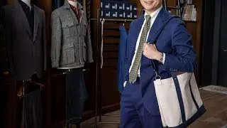 What's On - Blue Cotton Suit and New Tote Bags