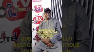 Visite des locaux de CLTV SENEGAL Par le leader  Politique Ousseynou DIOUF ....info 77 457 1616