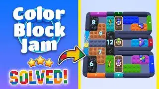Color Block Jam Level 1246 (1247) | Every Puzzle Solved! 🎯