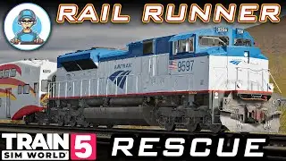 Rail Runner Rescue (Custom Livery) @TrainSimWorld ​@amtrak