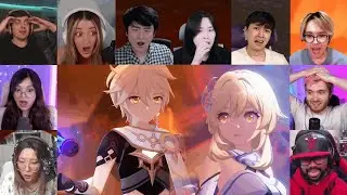 Реакция на Genshin Impact Mashup | Заставка сюжетного задания версии 5.7 | &laquo;Пространство и время ...