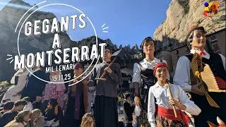 🏔️ ÈPIC! Trobada de Gegants a Montserrat 2025 🎉 1000 Anys d'Història