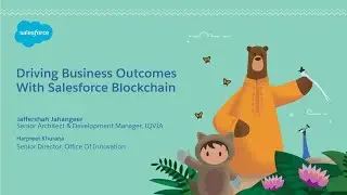 TrailheaDX India - Driving Business Outcomes with Salesforce Blockchain