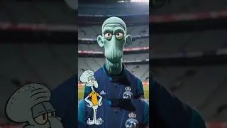 What If Bikini Bottom Residents Competed in the Champions League 🏝️ SpongeBob In Real Life #shorts