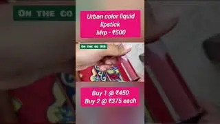 Urban color November 2022 offer #modicare #urbancolor #lipsticklover #waterproof #transferproof