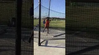 🏅Throw of 118ft !! At seguin high school ❤️&zwj;🩹