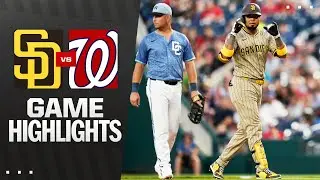 Padres vs. Nationals Game Highlights (7/18/25) | MLB Highlights