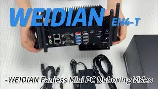 WEIDIAN Fanless Mini PC 💥Windows 11 Pro 6 x COM + GPIO💥